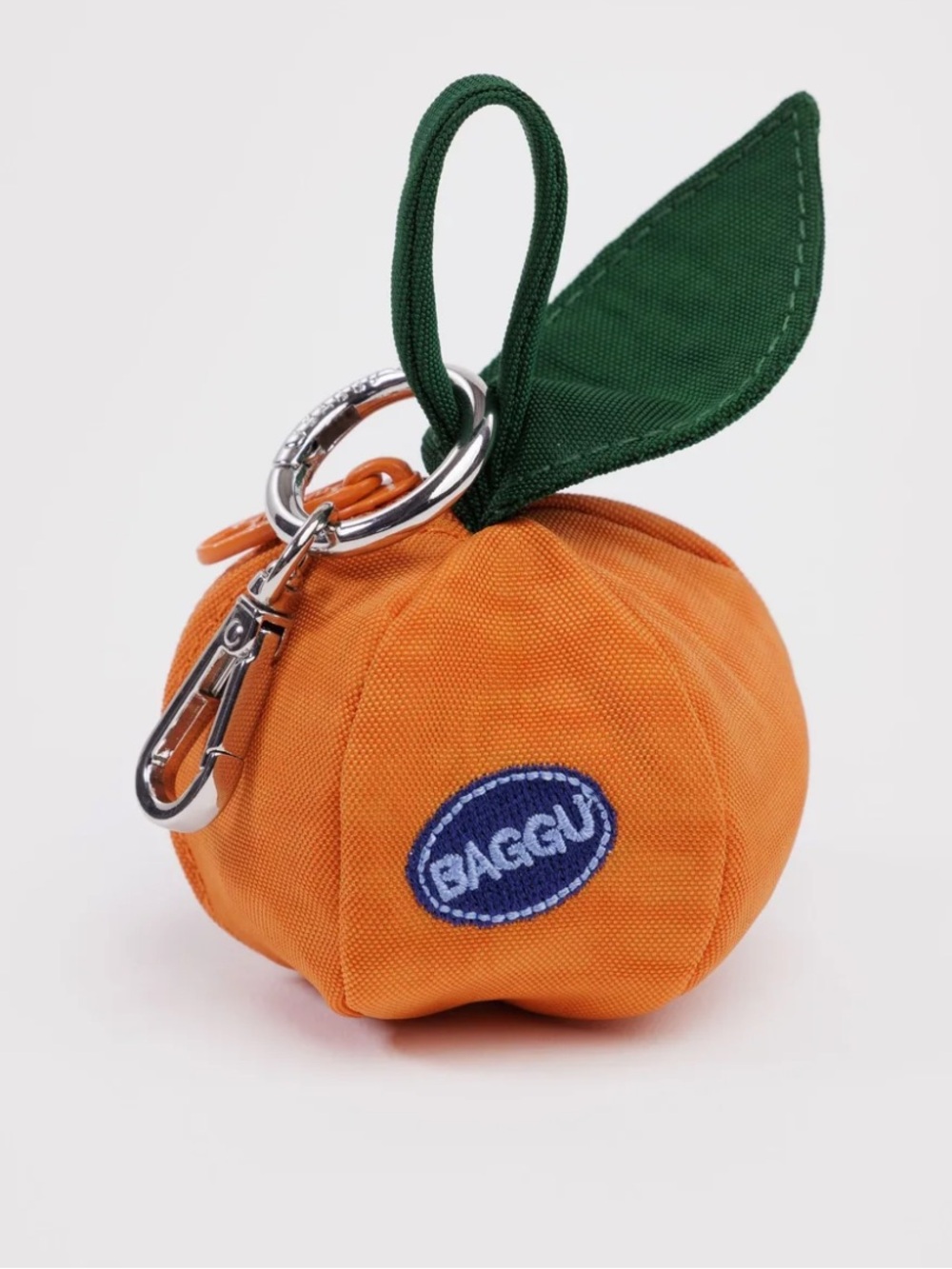 Orange baggu charm